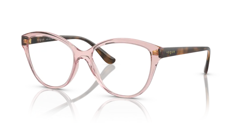 Vogue Eyewear - Modelo: 5489L - Cor: Rosa Translúcido Luxottica