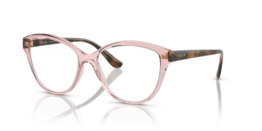 Vogue Eyewear - Modelo: 5489L - Cor: Rosa Translúcido Luxottica