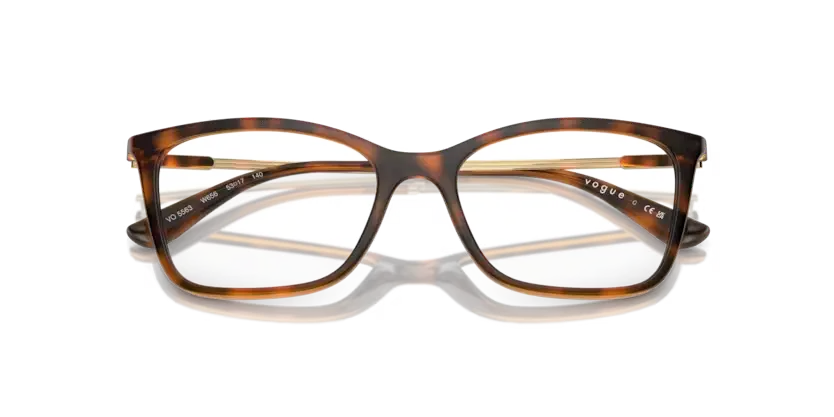 Vogue Eyewear - Modelo: 5563 - Cor: Havana Escuro Luxottica