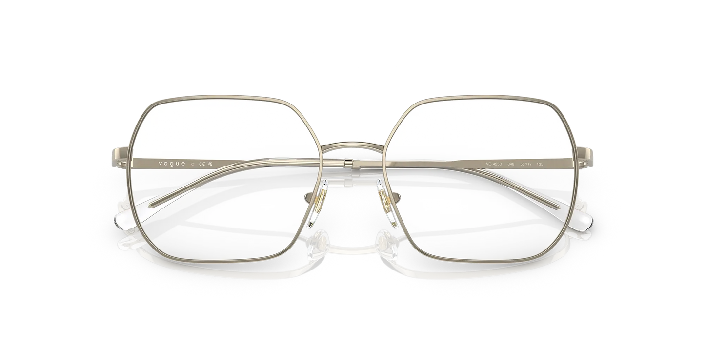 Vogue Eyewear - Modelo: 4253 - Cor: Ouro Claro Luxottica