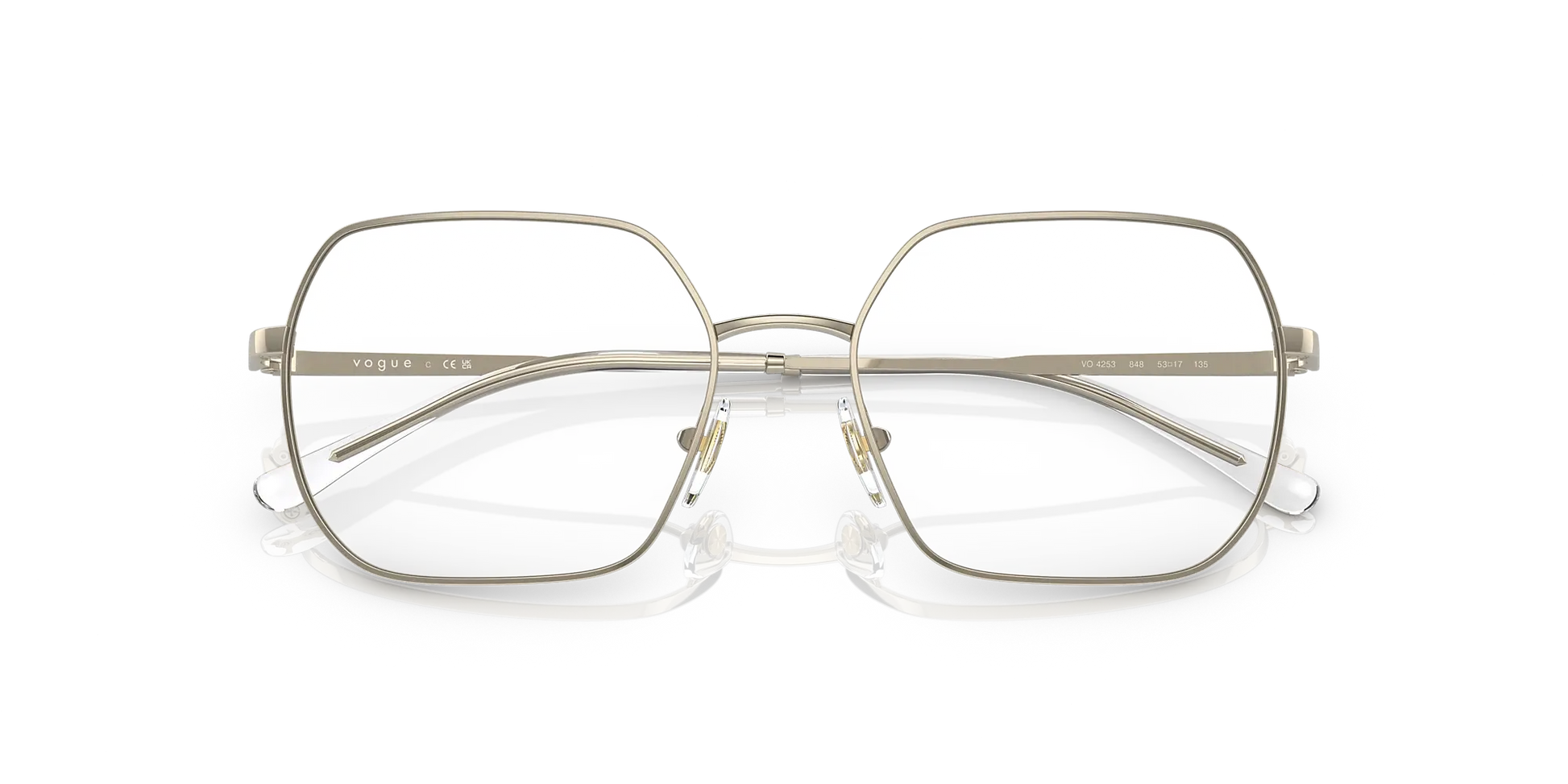 Vogue Eyewear - Modelo: 4253 - Cor: Ouro Claro Luxottica