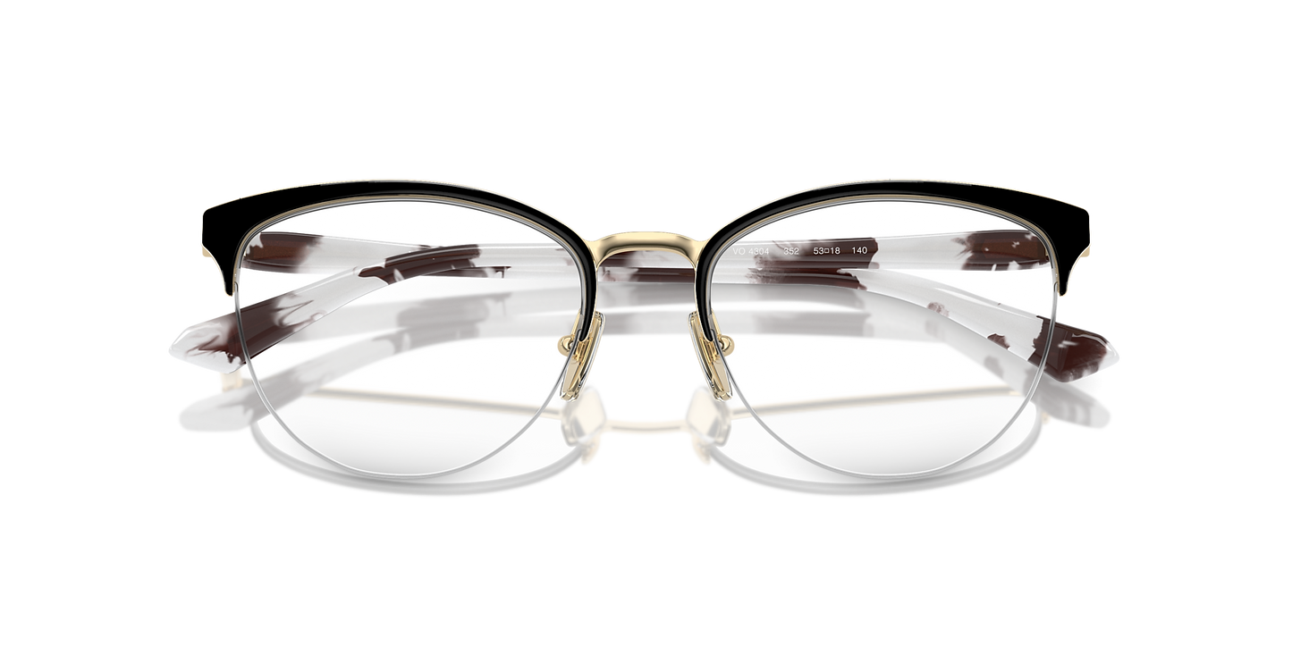 Vogue Eyewear - Modelo: 4304 - Cor: Preto/Ouro Luxottica